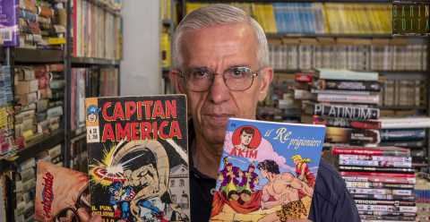 Il "Mercatino" di Giovanni: in via Bovio l'ultimo negozio di fumetti usati rimasto a Bari